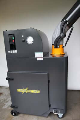 Fume Xtractors portable fume extraction system.